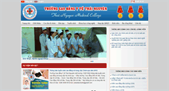 Desktop Screenshot of caodangytethainguyen.edu.vn